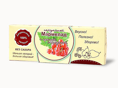  Мармелад натуральный "Красная смородина" 140г в Свободном