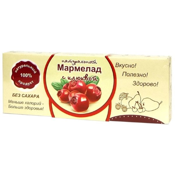 №2 Мармелад натуральный "Клюква" 140г в Свободном