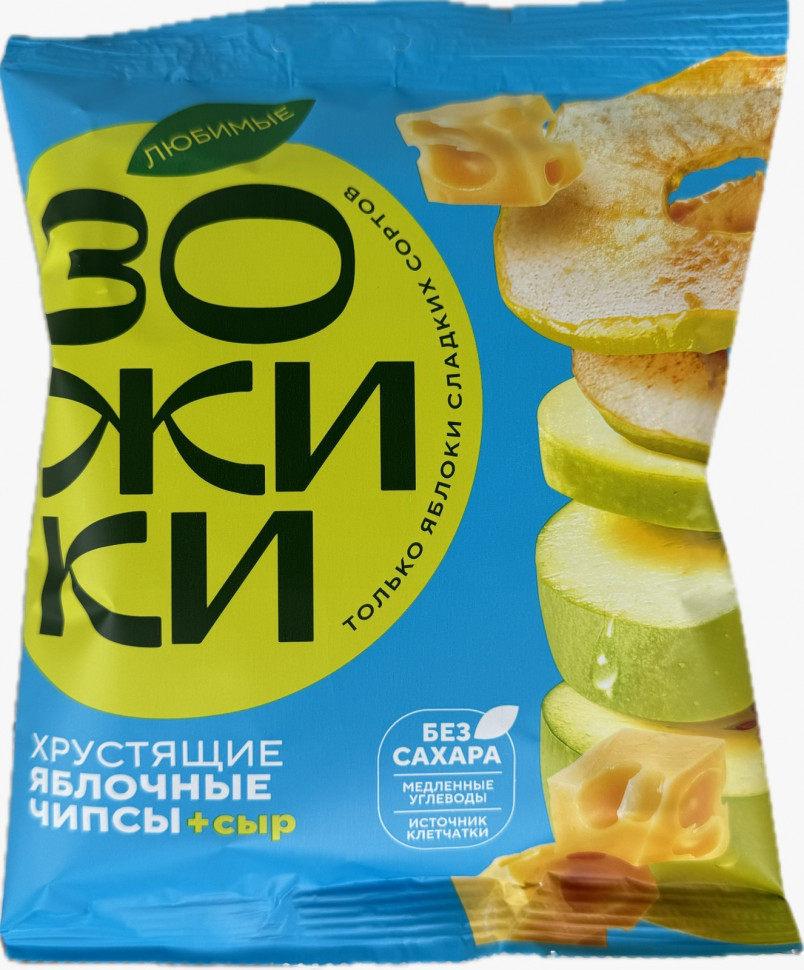 Зожики Яблочные чипсы с сыром, 25г  в Свободном